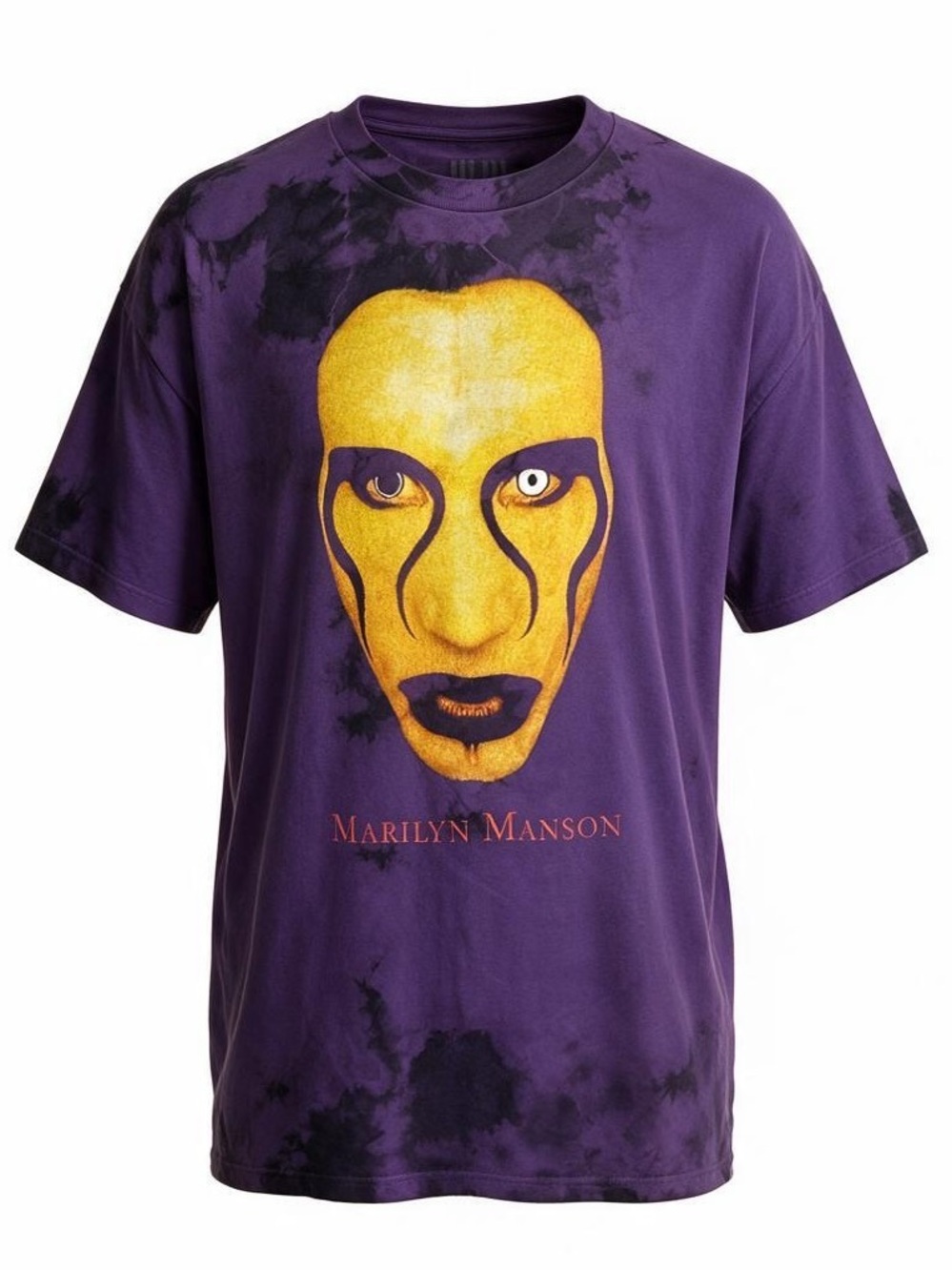 Marilyn Manson Tie Dye Short Sleeve Graphic Tee